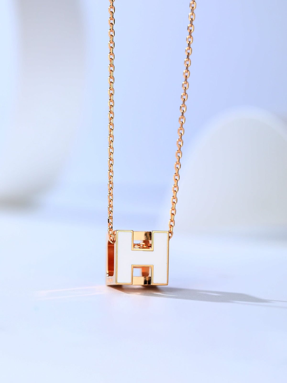[MIRA]H CAGE PINK GOLD NECKLACE