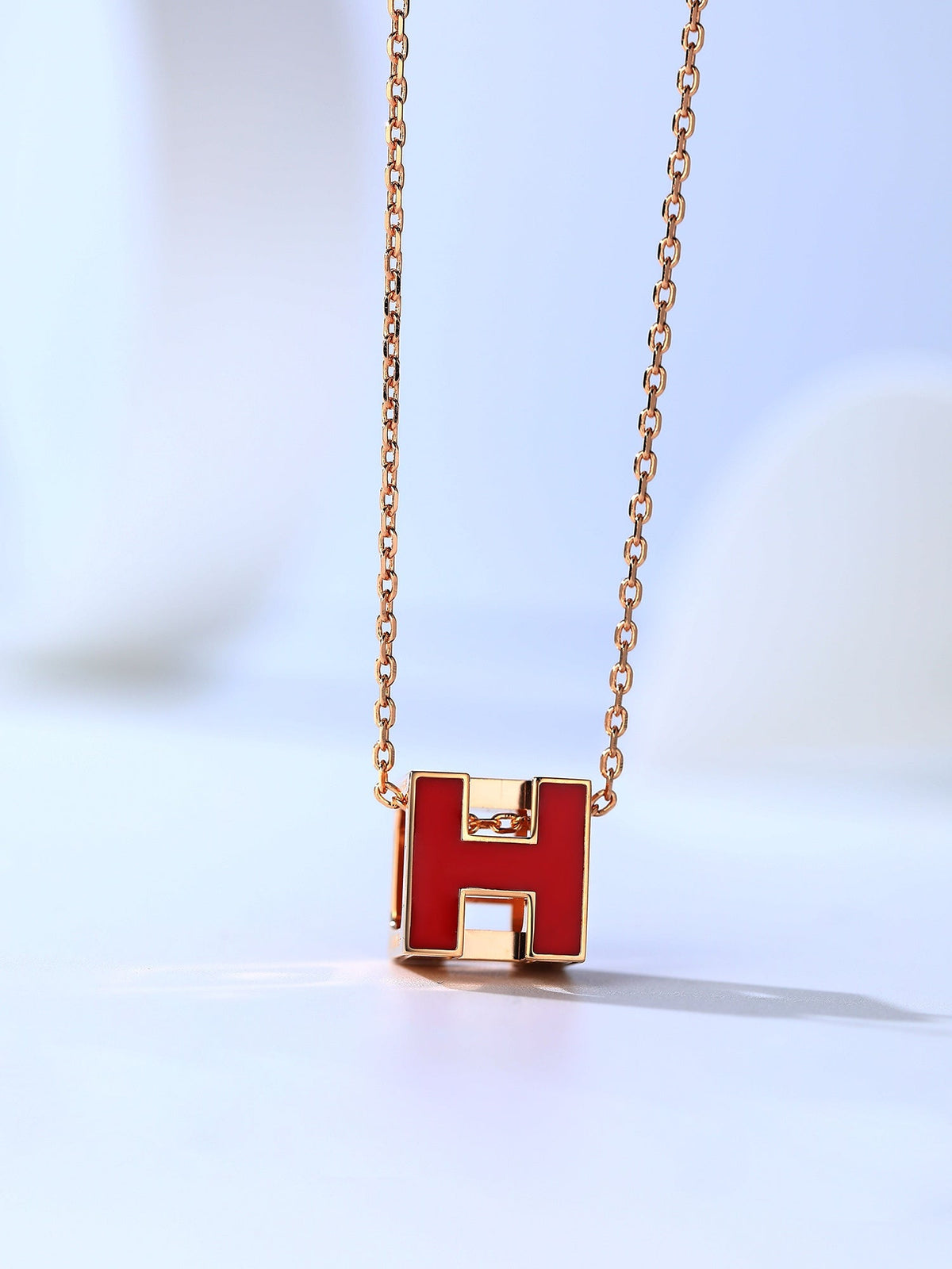 [MIRA]H CAGE PINK GOLD NECKLACE