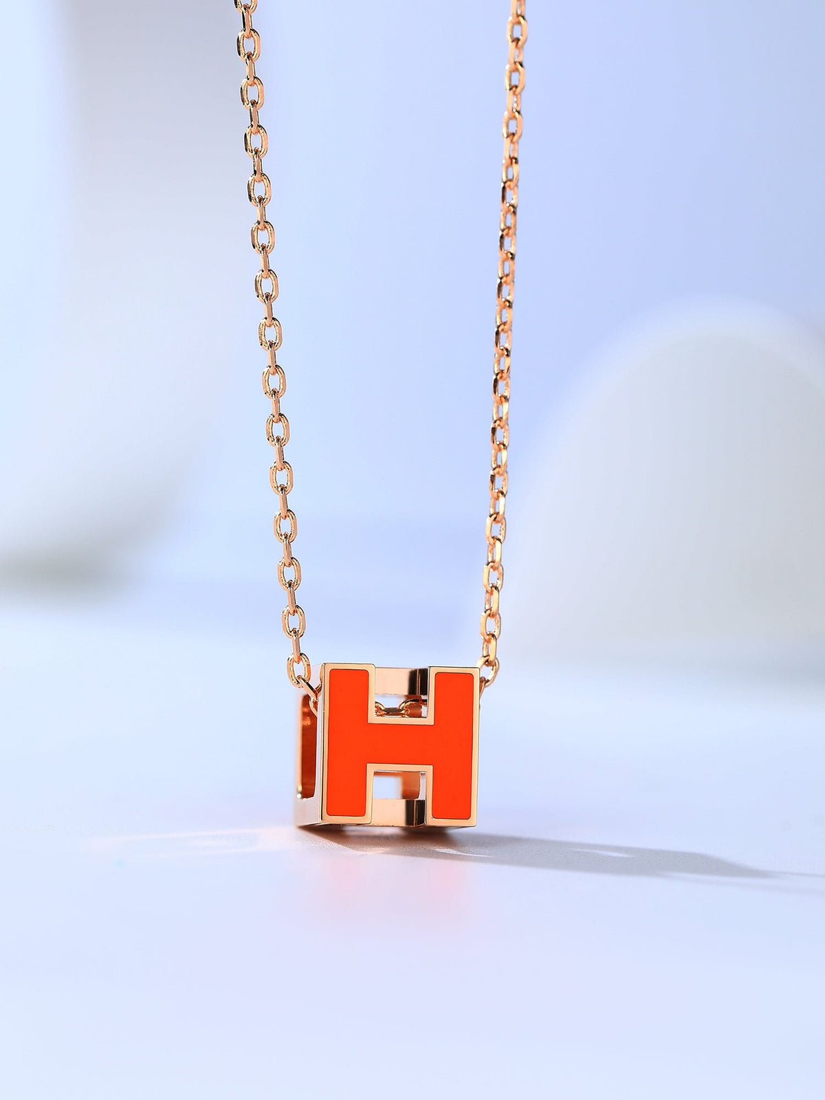 [MIRA]H CAGE PINK GOLD NECKLACE