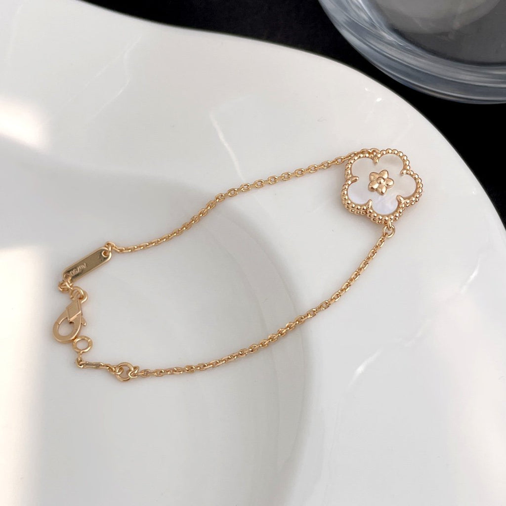 [MIRA]LUCKY SPRING ROSE GOLD MOP BRACELET