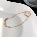 [MIRA]LUCKY SPRING ROSE GOLD MOP BRACELET