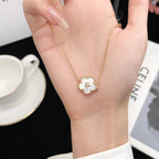 [MIRA]LUCKY SPRING ROSE GOLD MOP BRACELET