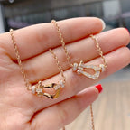 [MIRA]FORCE 10 PINK GOLD DIAMOND NECKLACE