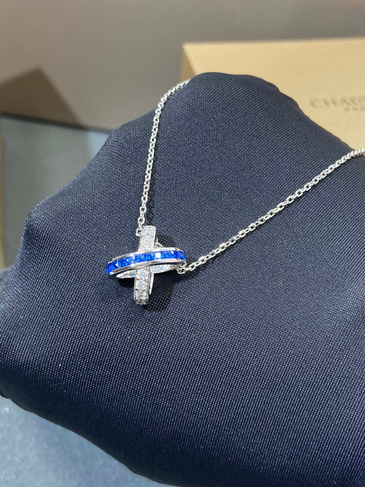 [MIRA]LIENS DIAMOND SILVER NECKLACE