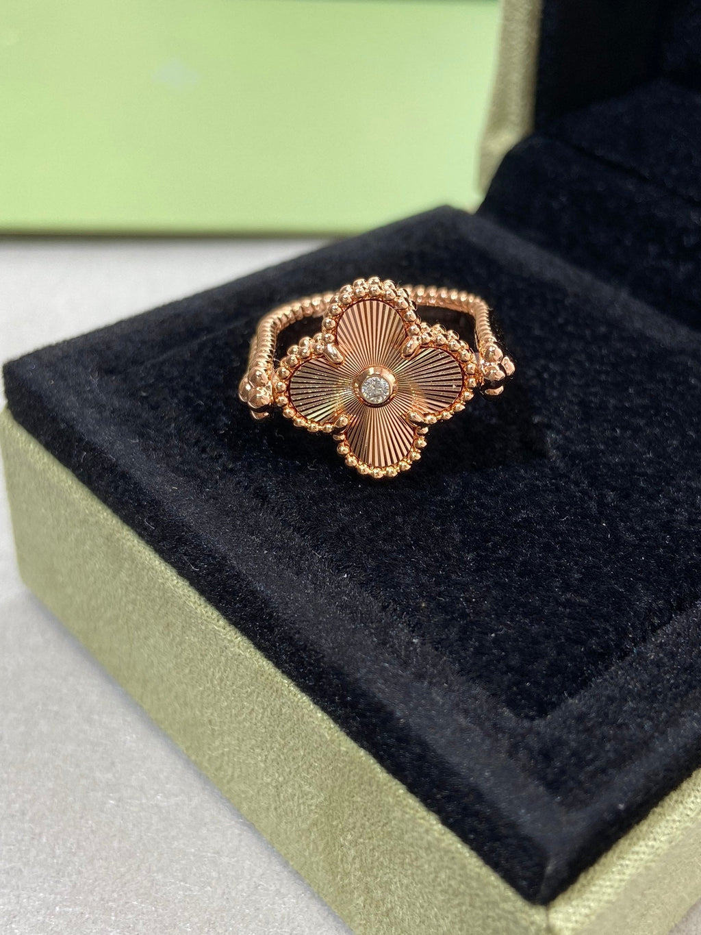 [MIRA]CLOVER RIVERSIBLE ROSE GOLD RING