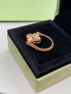 [MIRA]CLOVER RIVERSIBLE ROSE GOLD RING