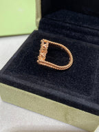 [MIRA]CLOVER RIVERSIBLE ROSE GOLD RING