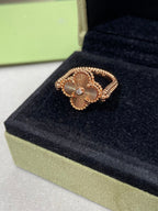 [MIRA]CLOVER RIVERSIBLE ROSE GOLD RING