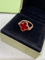 [MIRA]CLOVER RIVERSIBLE ROSE GOLD RING