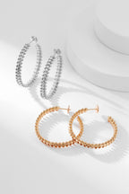 [MIRA]CLASH HOOP EARRINGS