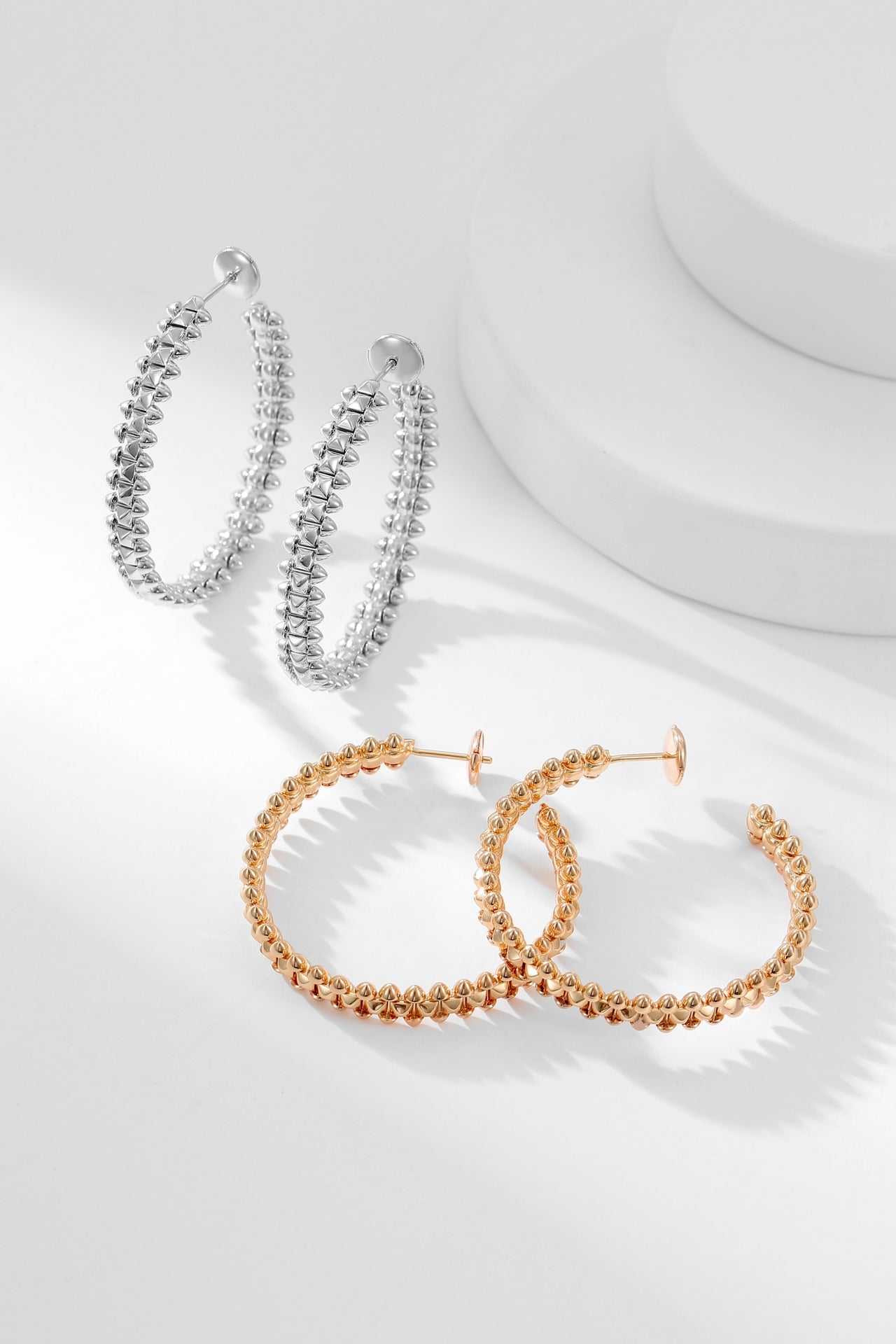 [MIRA]CLASH HOOP EARRINGS