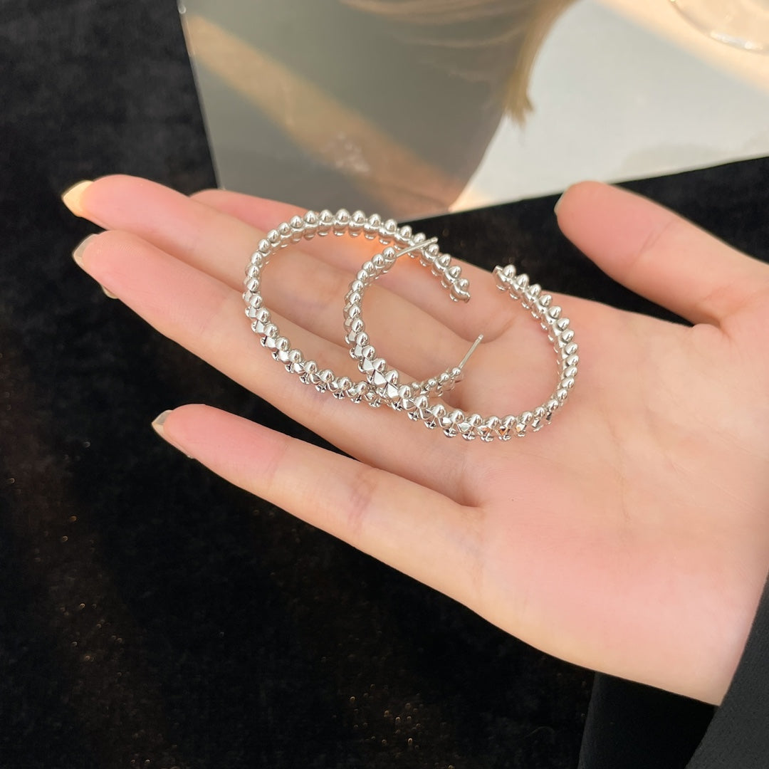 [MIRA]CLASH HOOP EARRINGS