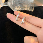 [MIRA]BEE LOVE DIAMOND HOOP EARRINGS