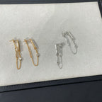 [MIRA]CHAINE CHAOS DIAMOND DROP EARRINGS