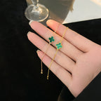 [MIRA]CLOVER BRACELET MALACHITE 1 MOTIF