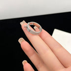 [MIRA]KELLY SILVER DIAMOND RING
