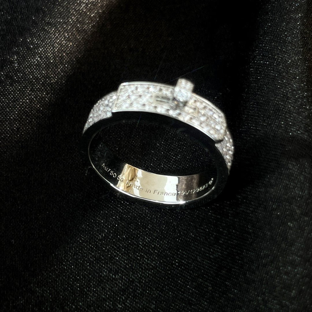 [MIRA]KELLY SILVER DIAMOND RING