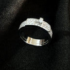[MIRA]KELLY SILVER DIAMOND RING