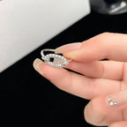 [MIRA]RONDE SMALL SILVER DIAMOND RING