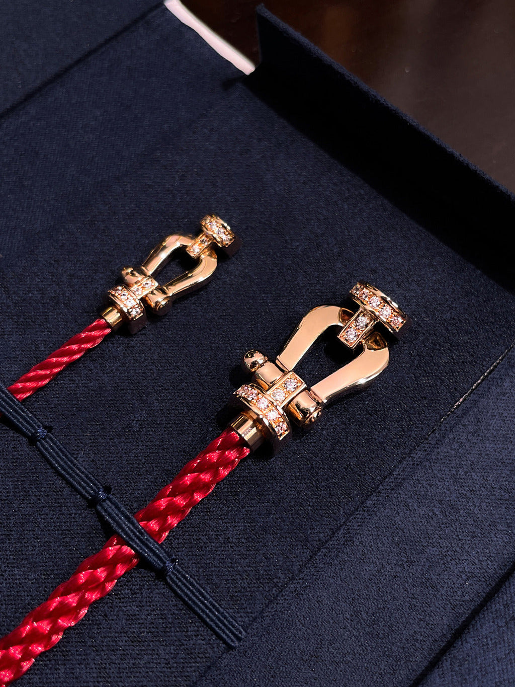 [MIRA]FORCE 10 HALF DIAMOND PINK GOLD RED CORDERI LARGE AND MEDIUM MODEL
