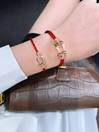 [MIRA]FORCE 10 HALF DIAMOND PINK GOLD RED CORDERI LARGE AND MEDIUM MODEL
