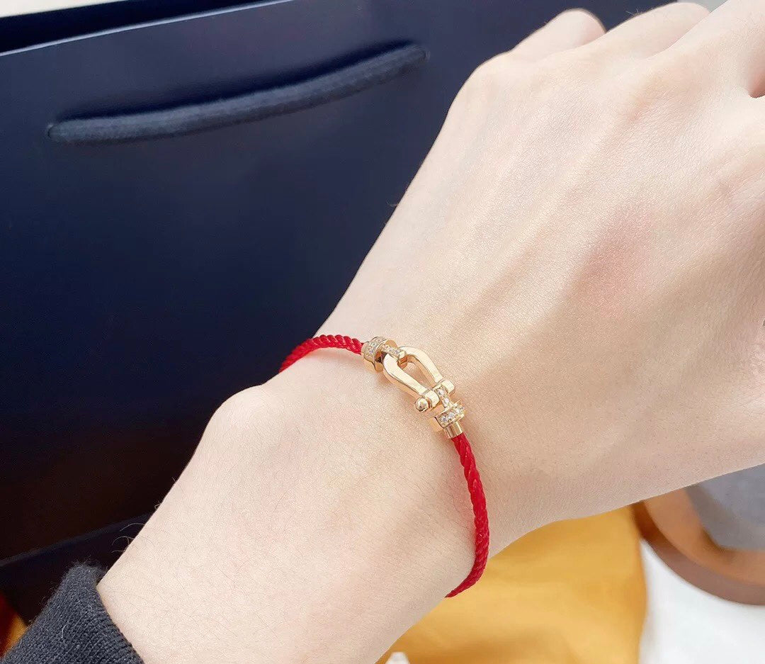 [MIRA]FORCE 10 HALF DIAMOND PINK GOLD RED CORDERI LARGE AND MEDIUM MODEL