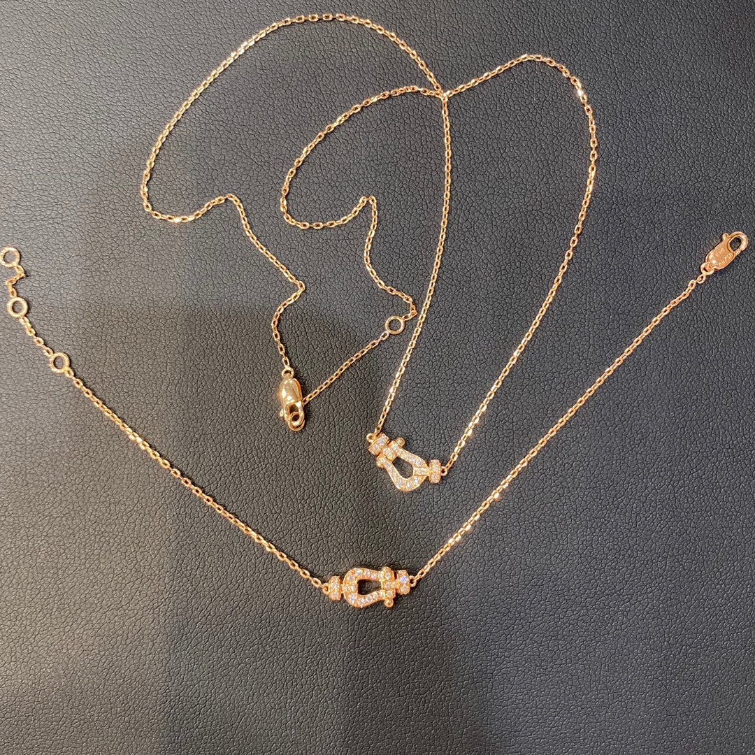 [MIRA]FORCE 10 DIAMOND PINK GOLD NECKLACE MINI MODEL
