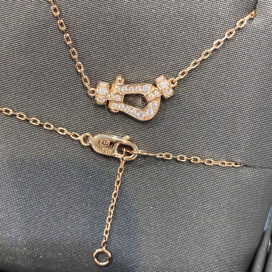 [MIRA]FORCE 10 DIAMOND PINK GOLD NECKLACE MINI MODEL