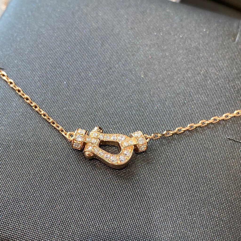 [MIRA]FORCE 10 DIAMOND PINK GOLD NECKLACE MINI MODEL