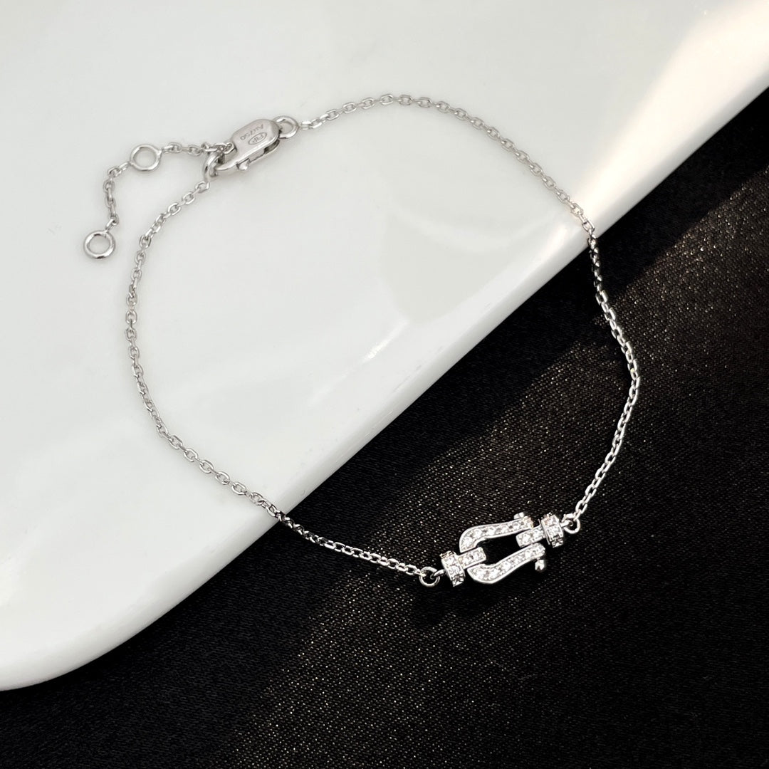 [MIRA]FORCE 10 FULL DIAMOND BUCKLE CHAIN LINK MINI MODEL
