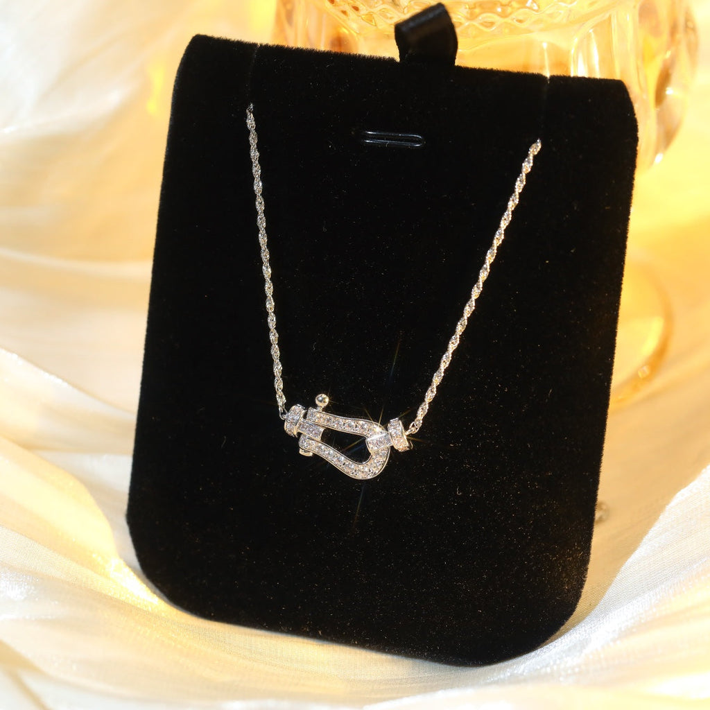 [MIRA]FORCE 10 DIAMOND SILVER NECKLACE MINI MODEL