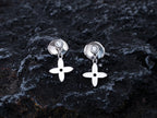 [MIRA]VIDYLLE SILVER DIAMOND MINI DROP EARRINGS