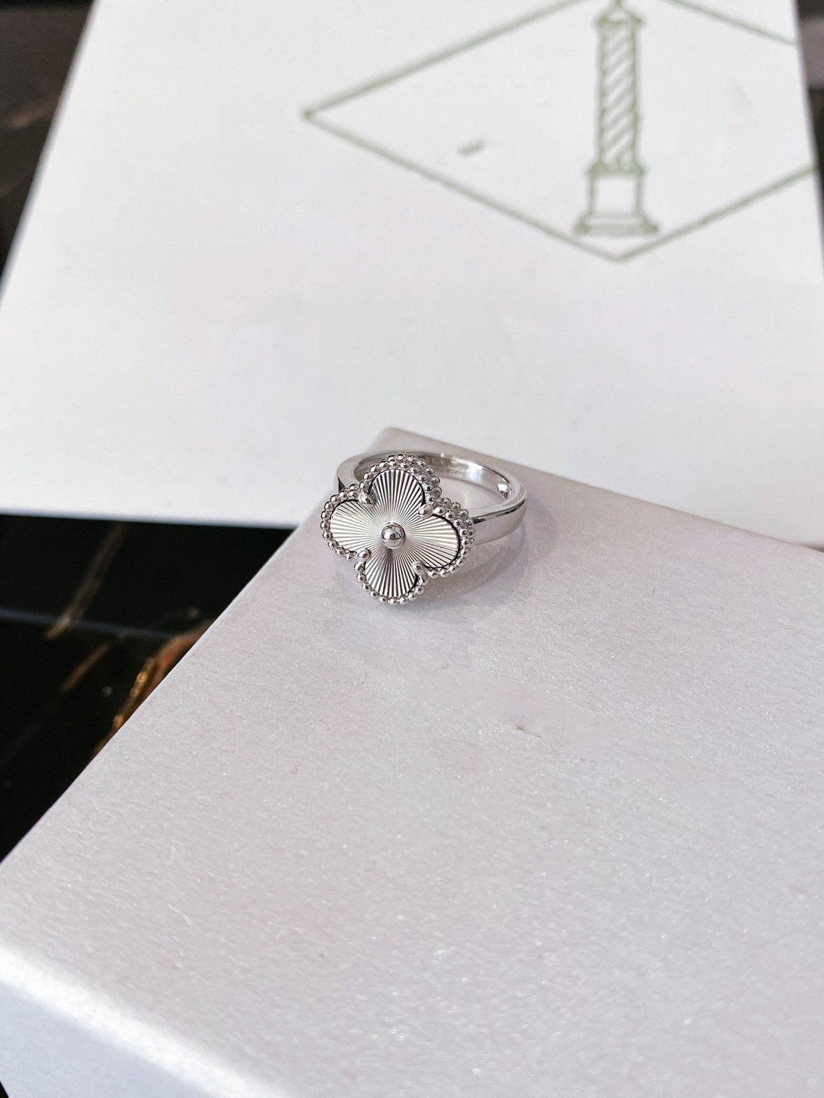 [MIRA]CLOVER SILVER RING