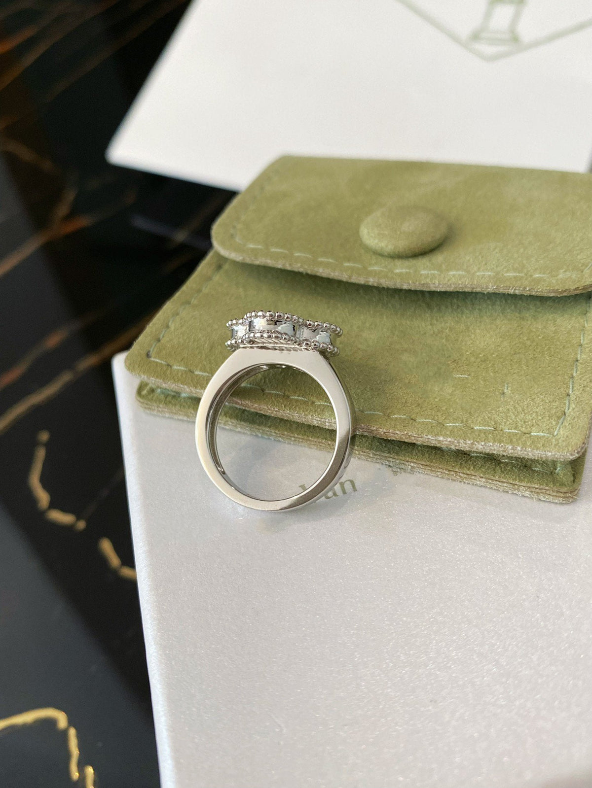 [MIRA]CLOVER SILVER RING
