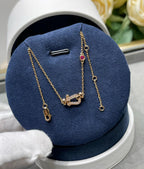 [MIRA]FORCE 10 DIAMOND PINK GOLD NECKLACE