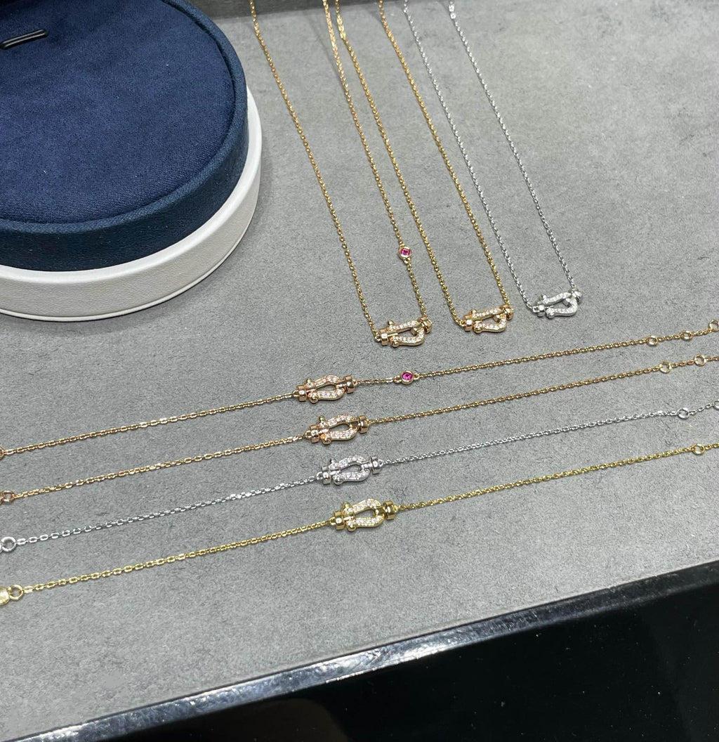 [MIRA]FORCE 10 DIAMOND PINK GOLD NECKLACE
