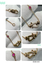 [MIRA]FORCE 10 DIAMOND PINK GOLD NECKLACE