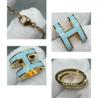 [MIRA]POP H SKY BLUE NECKLACE