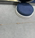[MIRA]FORCE 10 DIAMOND CHAIN LINK PINK GOLD BRACELET