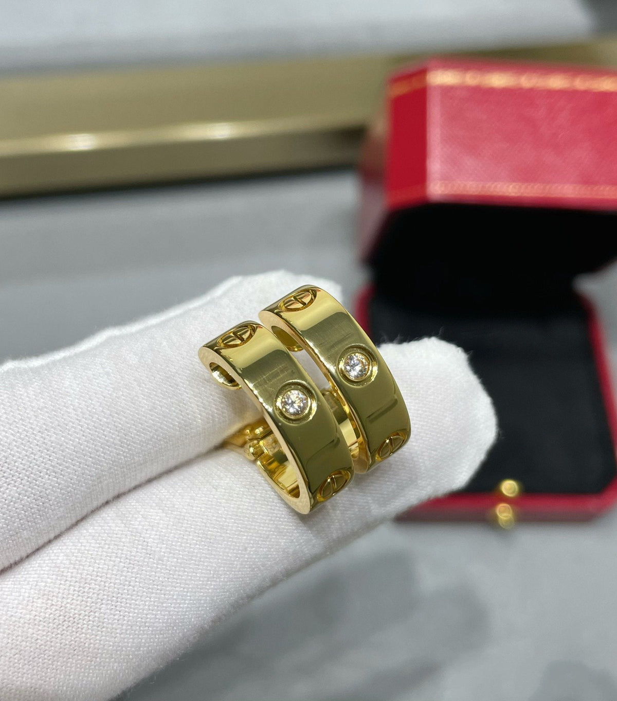 [MIRA]LOVE 5.5MM 1 DIAMOND EARRINGS