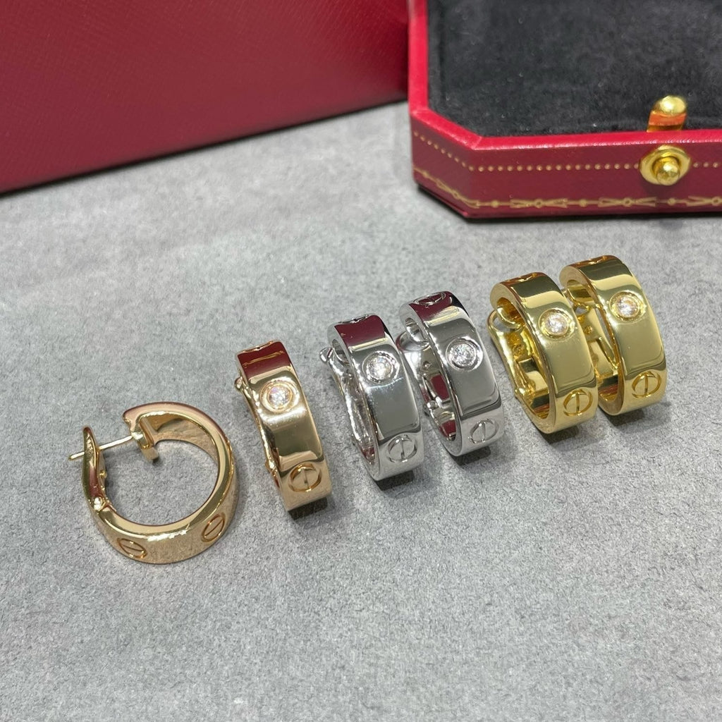 [MIRA]LOVE 5.5MM 1 DIAMOND EARRINGS