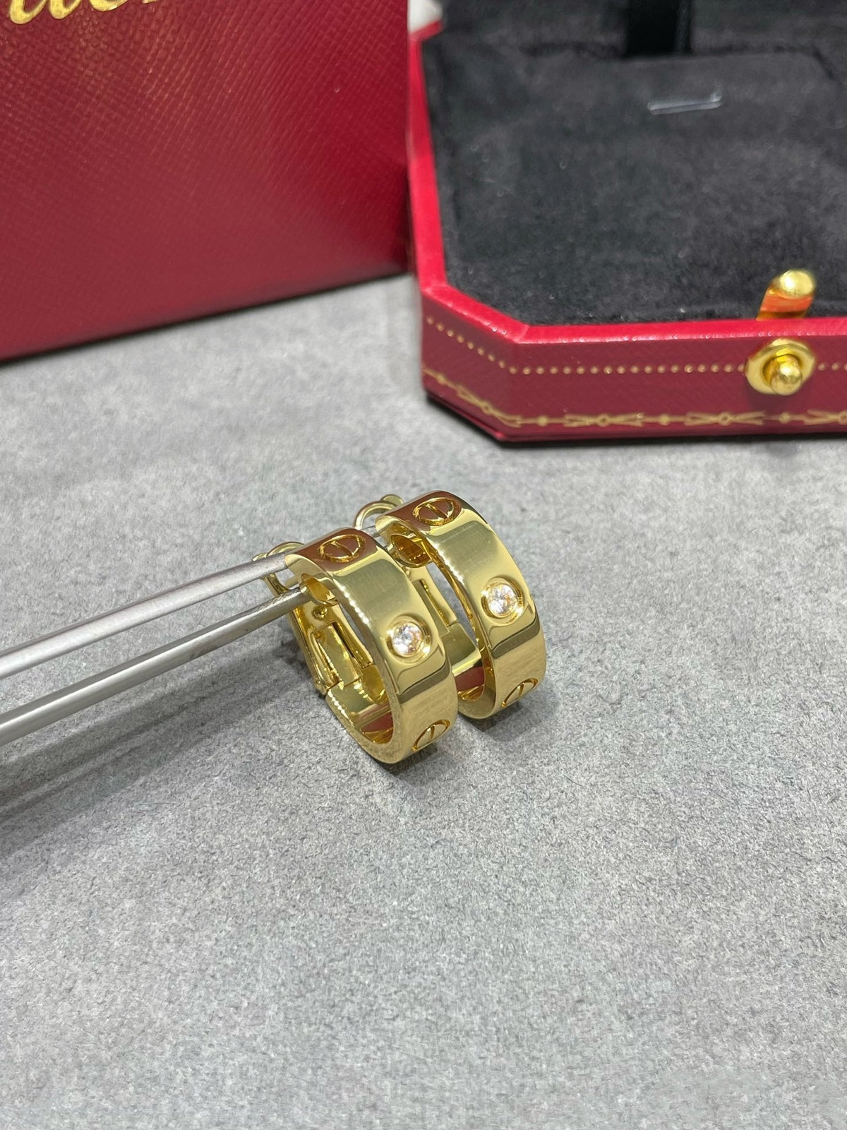 [MIRA]LOVE 5.5MM 1 DIAMOND EARRINGS