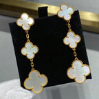 [MIRA]CLOVER MOP 3 MOTIFS GOLD EARRINGS