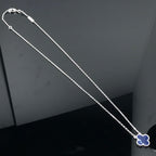 [MIRA]CLOVER PIETERSITE SILVER LONG NECKLACE