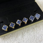 [MIRA]CLOVER PIETERSITE MEDIUM STUD EARRINGS