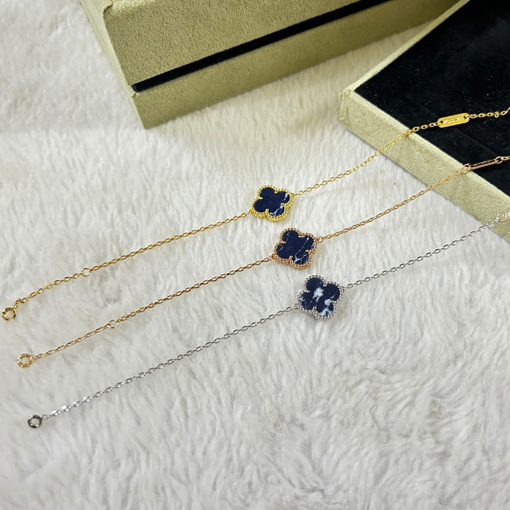[MIRA]CLOVER 1 MOTIF PIETERSITE BRACELET