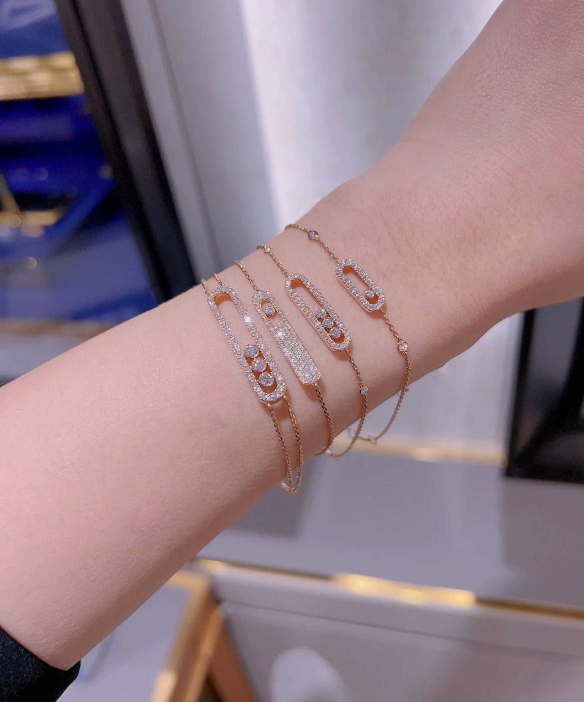 [MIRA]MOVE CLASSIQUE DIAMOND PAVED BRACELET