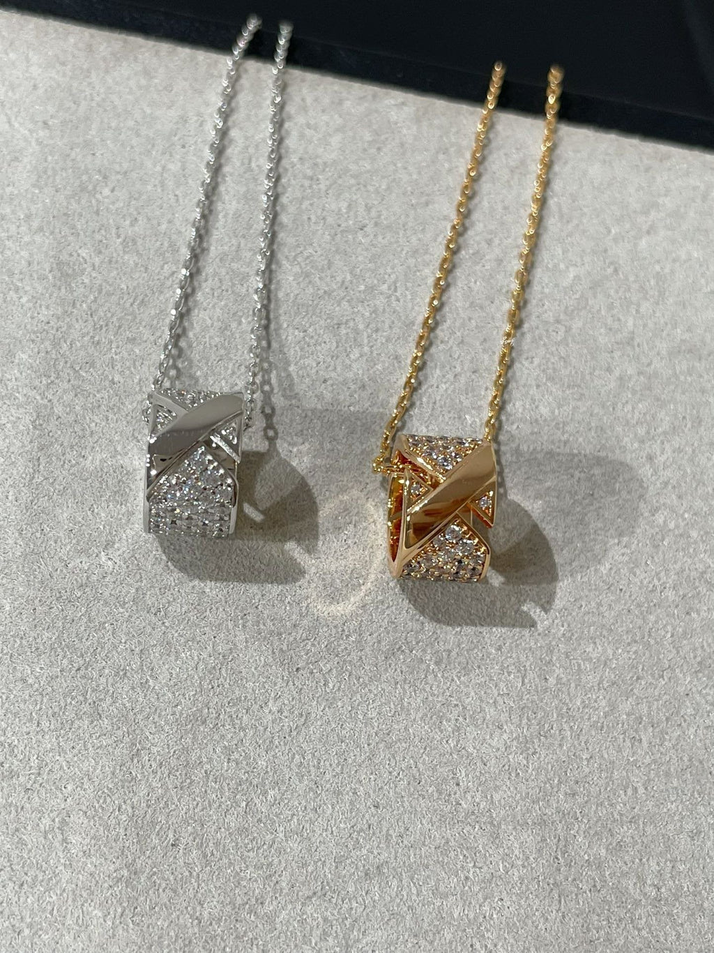 [MIRA]LIENS EVIDENCE DIAMOND PAVED NECKLACE