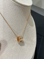 [MIRA]LIENS EVIDENCE DIAMOND PAVED NECKLACE
