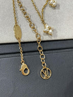 [MIRA]FLOWERGRAM GOLD MOP DOUBLE ROW NECKLACE